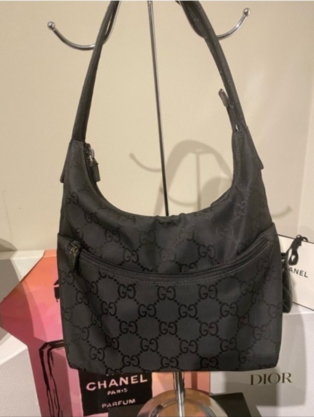 Gucci GG Monogram Shoulder Bag w/ Dustbag & COA EUC